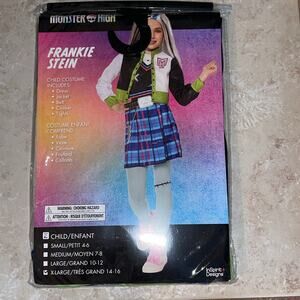 MONSTER HIGH FRANKIE STEIN HALLOWEEN COSTUME SIZE XL NEW
